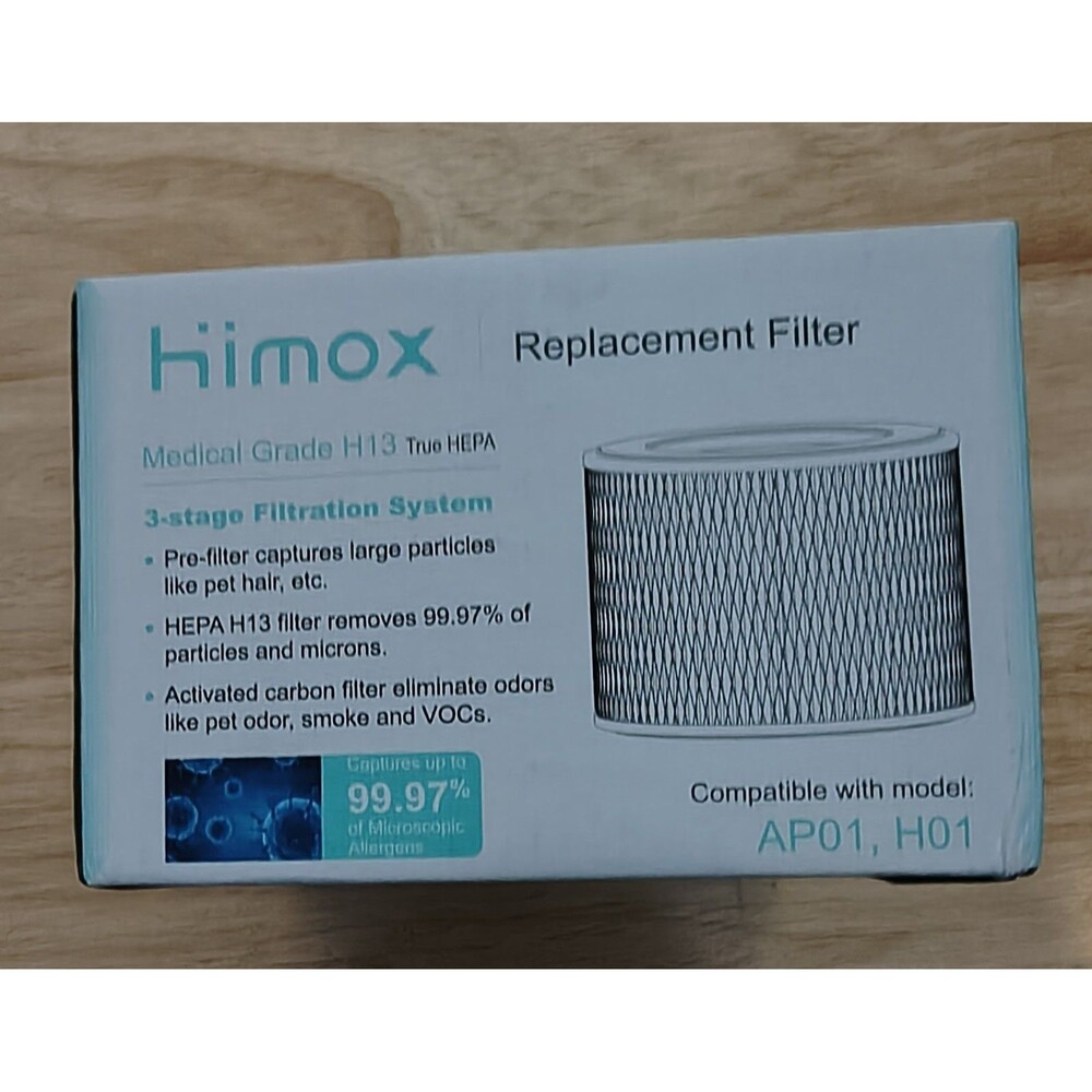 3-in-1 True HEPA Replacement Filter for Himox Air Purifier AP01, H01 ( 1 Pack)